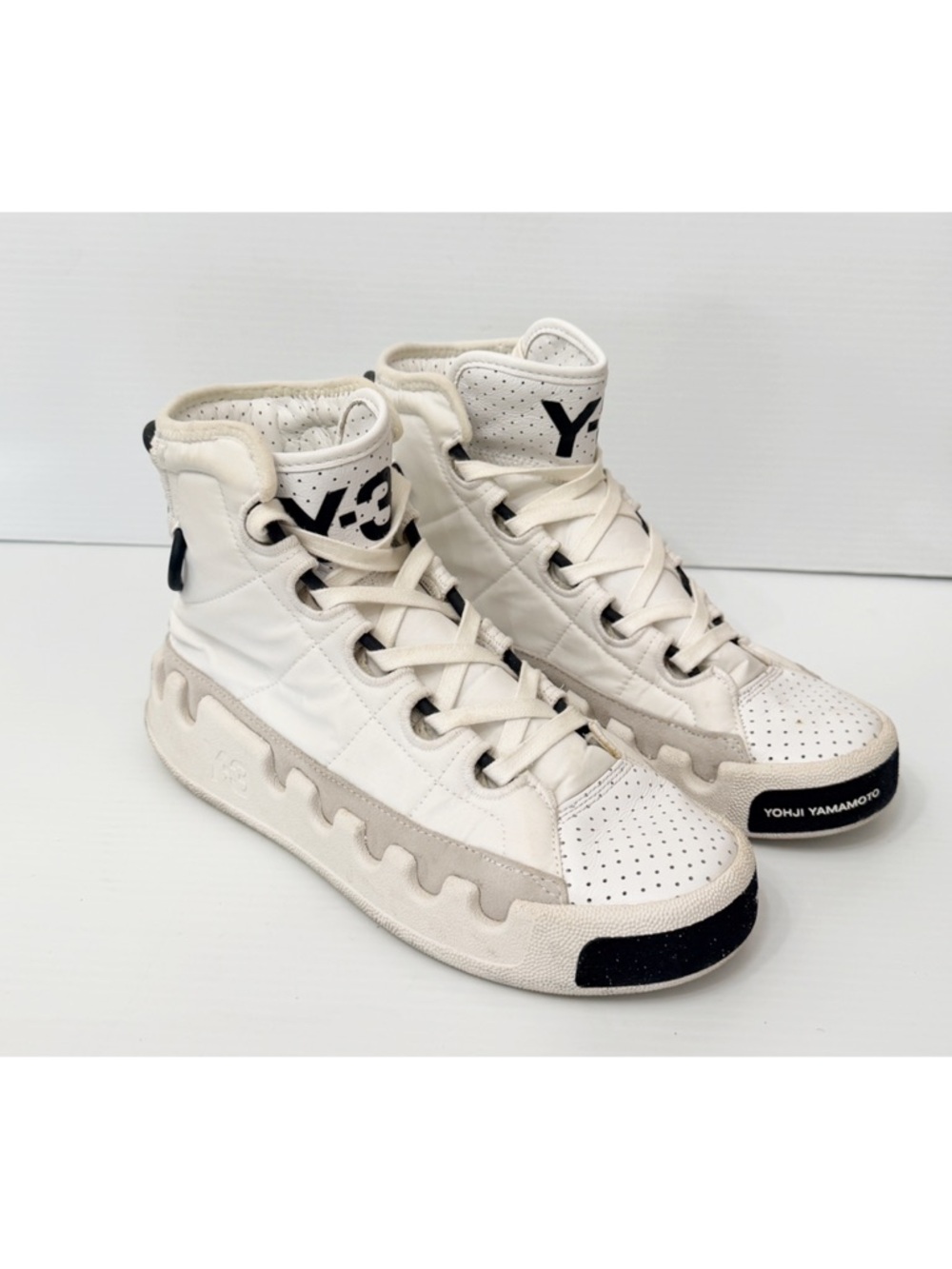 Adidas Y-3 Yohji Yamamoto Kasabru Mens White Sneakers - 7.5